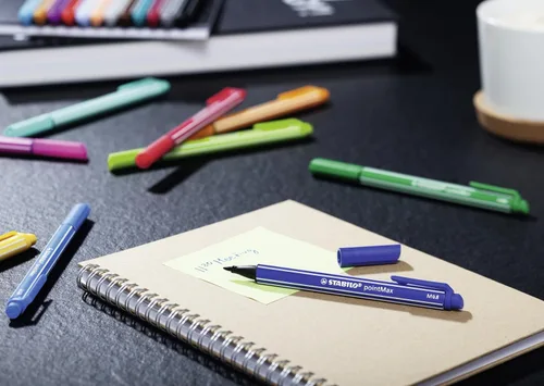 Miniatura 9 de STABILO Fineliner pointMax - Paquete de 8 - Colores surtidos Colores Variados
