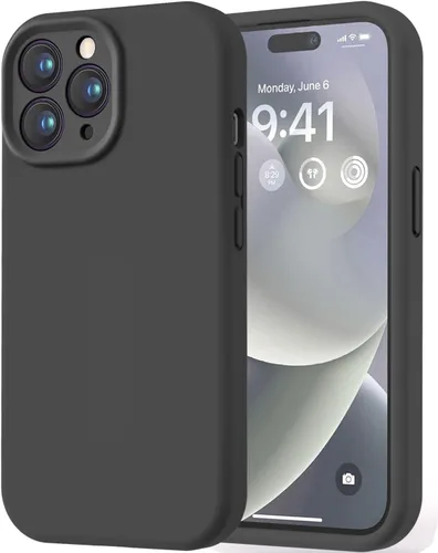 Miniatura 138 de LOVE 3000 Compatible con Funda para iPhone 15, [Cámara de Cobertura Completa de Silicona Suave] [Protección contra Caídas de 8 pies], Forro de Negro