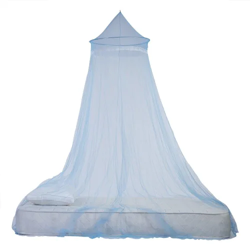 Miniatura 6 de Toldo de cama de mosquitero para niñas, cortinas de cama tamaño Queen desde el techo, decoración de cama para cuna, camas de niños y adultos, Azul