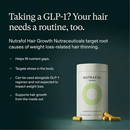 Miniatura 12 de Nutrafol - Suplementos para el crecimiento del cabello femenino, recomendados por dermatólogos, edades 18-44, clínicamente probados para cabello