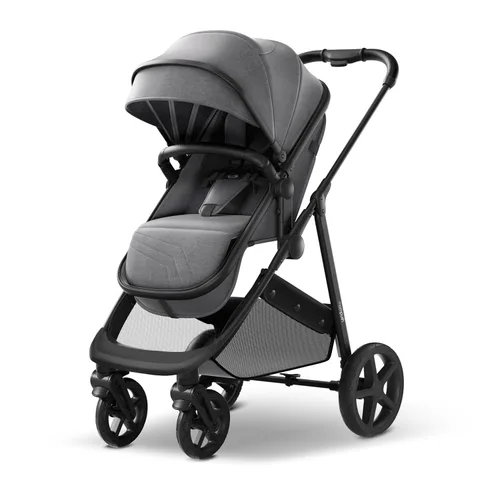 Miniatura 14 de Mompush Cochecito de bebé, convertible 2 en 1 con opción de moisés, compatible con asiento de automóvil infantil, incluye adaptador, cochecito Negro