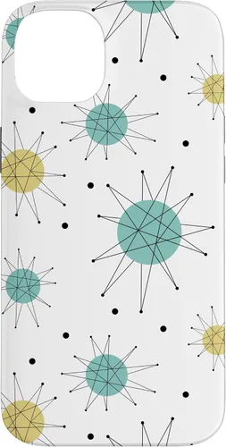 Miniatura 15 de Franciscan Starburst Mid Century Modern Atomic Era Pattern Case for iPhone 17