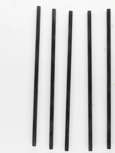 Paquete de 5 varillas G10 de 6 pulgadas para hacer cuchillos, suministros para manualidades, fabricación de joyas (negro, 3/16 pulgadas)