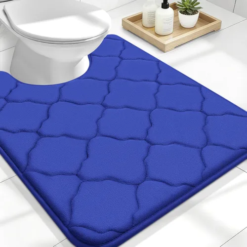 Miniatura 184 de OLANLY Alfombra de Baño de Espuma Viscoelástica de 24 x 16 pulgadas, Ultra Suave y Absorbente, Alfombras de Baño Antideslizantes, Cómodas, Lavables