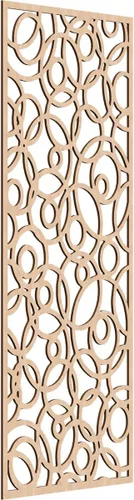Miniatura 68 de Latrobe Paneles de pared decorativos de madera con calado, 9 3/8 pulgadas de ancho x 24 3/8 pulgadas de alto x 3/8 de alto, roble rojo rojo (Red Oak)