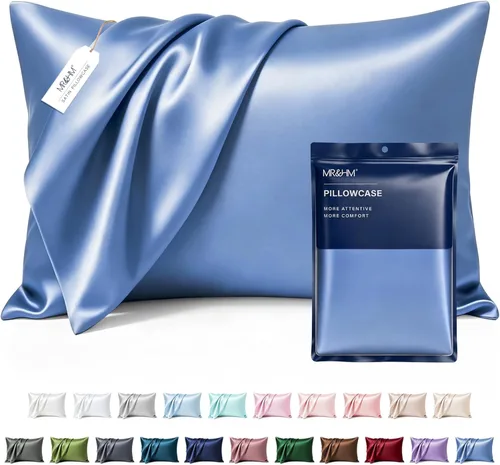 Miniatura 22 de MR&HM - Funda de almohada de satén 16- verde floral