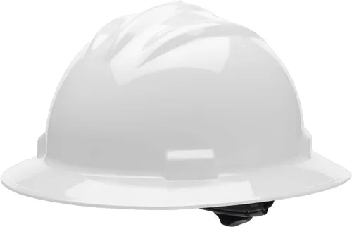 Miniatura 11 de Bullard Casco de seguridad de ala completa de 3 costillas con suspensión de trinquete de 4 puntos y almohadilla de algodón para cejas Verde bosque