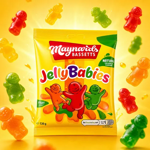 Miniatura 4 de Maynards Bassetts Jelly Babies 4.59 oz x3, suave masticable