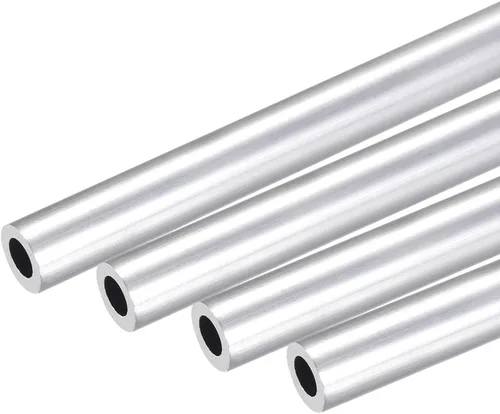 Miniatura 23 de uxcell 6063 Tubo redondo de aluminio 0.236 in OD 0.118 in Diámetro interior 9.843 in Longitud Tubería 4 PC