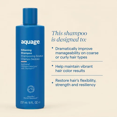 Miniatura 3 de Aquage SeaExtend Silkening Shampoo