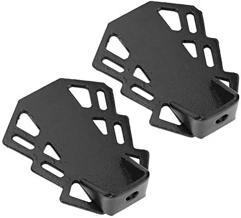 Miniatura 9 de VGEBY1 Pedal trasero de bicicleta, reposapiés trasero de bicicleta, reposapiés antideslizante de hierro con agujero de 0.197 in para bicicleta