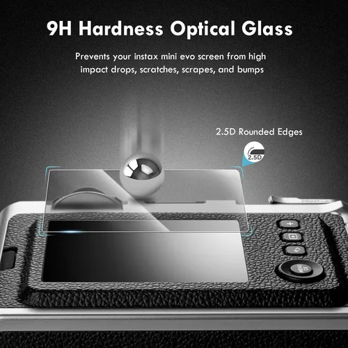 Miniatura 6 de Rieibi Accesorios para cámara instantánea Fujifilm Mini Evo, paquete de regalo de Navidad incluye mini funda transparente Evo y protector de pantalla