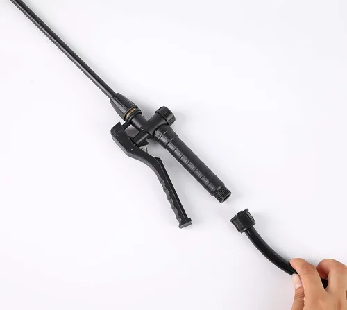 Miniatura 3 de Manguera de repuesto de PVC para pulverizadores, manguera de repuesto reforzada de nailon con tuerca de fijación para salida de bomba de agua