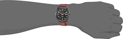 Miniatura 4 de Timex Easy Reader Reloj con correa de cuero de 1.496pulgadas