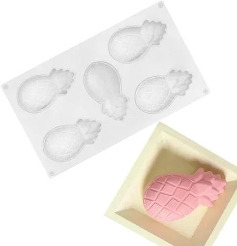 Miniatura 2 de Molde de Silicona para Postres Molde de Silicona para Pastel Para Hornear Molde de Fondant Forma de Fruta Caramelo de Azúcar Gelatina Utensilios