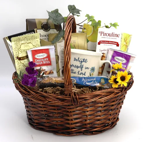 Miniatura 2 de Gift Basket Village Cesta de regalo de corazón cristiano