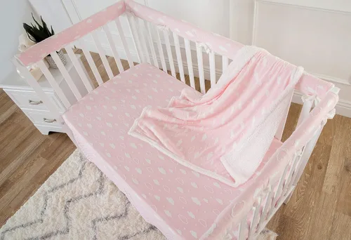 Miniatura 3 de TL Care Heavenly Soft - Sábana bajera ajustable de felpilla Chenille para cuna de 28" x 52", cálida y acogedora, sábana de felpilla neutra, nube 3D
