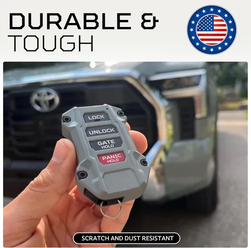 Miniatura 4 de AJT DESIGN Llavero de repuesto compatible con Toyota Tacoma (2024+), Tundra (2022+), 4Runner (2025+) y Sequoia (2023+) Hecho a medida en Estados
