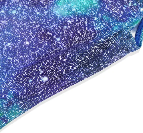 Miniatura 5 de EQSJIU Leotardos de gimnasia para niñas y niños mosaico sirena mariposa estrellas leopardo galaxia teñido anudado cosmos leopardo