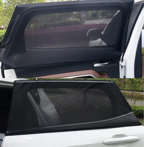Miniatura 11 de Parasol universal para ventana lateral de coche, 2 unidades, cubierta de parasol para ventana delantera de automóvil (49.2 x 20.5 in)
