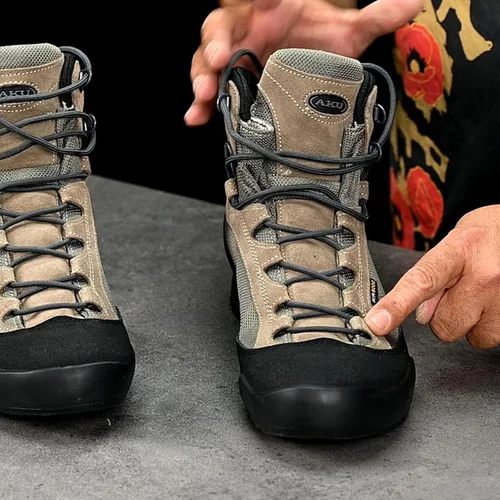 Miniatura 6 de AKU Men's NS 564 SPIDER II Tactical Multi-Purpose Durable Breathable Ankle-High Laced Boots with Bycast Rand Protected Upper