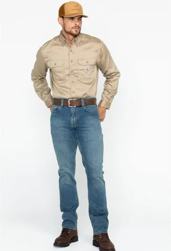 Miniatura 6 de Carhartt Camisa de sarga ligera resistente al fuego para hombre