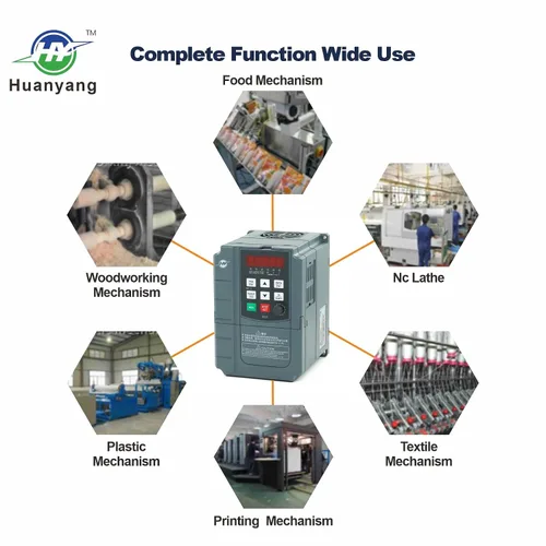 Miniatura 9 de Huanyang VFD, de una a 3 fases, variador de frecuencia, 1.5kW 2HP, entrada de 110V CA para control de velocidad de motor, serie FC
