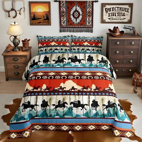 Miniatura 40 de Feelyou Juego de edredón de perezoso lindo juego de ropa de cama para niños y niñas, juego de edredón de mariposa de galaxia, hojas botánicas