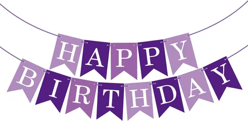 Miniatura 9 de Cartel de feliz cumpleaños suministros para fiesta de cumpleaños (B 1)