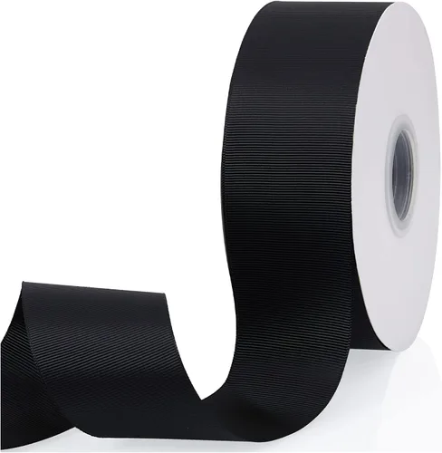 Miniatura 33 de Cinta de grogrén de doble cara de color liso azul bebé de 1-1/2 pulgadas x 50 yardas para envolver regalos, bodas, fiestas, manualidades, lazos