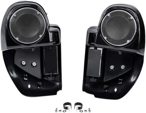 Green-L Carenados ventilados inferiores con altavoces de 6.5 pulgadas aptos para modelos Harley Touring con refrigeración por aire 2014-2023