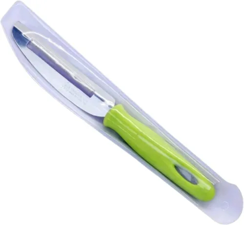 Miniatura 8 de Cuchillo pelador de frutas, cuchillo de verduras de doble hoja de acero inoxidable para cocina/corte y cuchillos de pelar para chef de 4 pulgadas