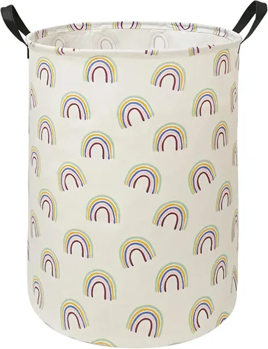 Miniatura 22 de Cesta plegable para ropa sucia para niños, cesta organizadora de almacenamiento plegable, almacenamiento de ropa de juguetes con asas para Mariposa