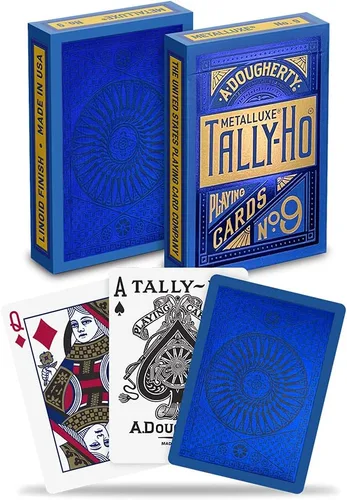 Miniatura 3 de Tally-Ho MetalLuxe - Juego de cartas azules