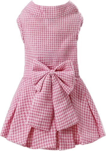 Miniatura 9 de Vestidos para mascotas para perros pequeños, gatos y niñas, lindo vestido de princesa con lazo, camisa para cachorros, falda para todo