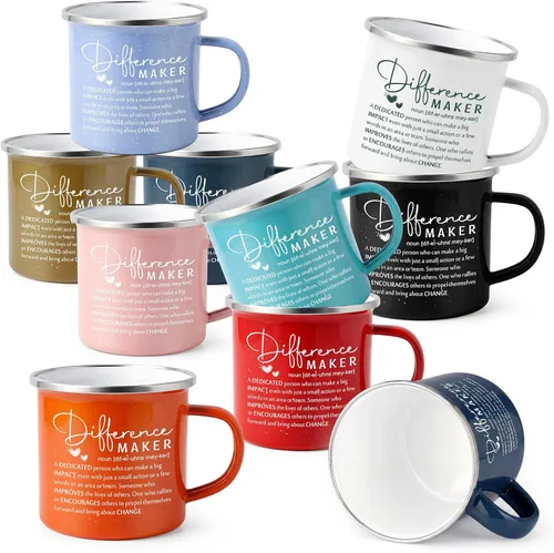 Miniatura 13 de Norme 10 tazas de regalo de agradecimiento, regalos de agradecimiento a los empleados, a granel para la semana del profesor, enfermera, 12 onzas