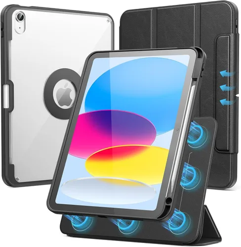 Miniatura 9 de SPARIN Funda para iPad mini 7 A17 Pro 2024/iPad Mini 6 2021 de 8.3 pulgadas, cubierta magnética desmontable, soporte vertical/horizontal con soporte