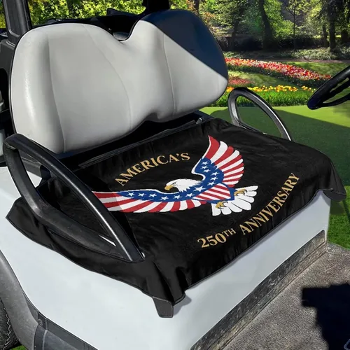 Miniatura 20 de Fundas de asiento de carrito de golf, mantas para carrito de golf, fundas de asiento de toalla para la mayoría de carritos de golf de 2 asientos