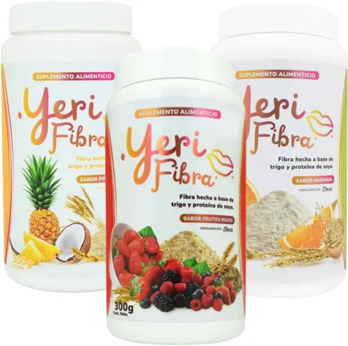 Miniatura 4 de Sabor Naranja - Fibra Diaria - Deliciosos Sabores Exóticos, Proteína de Trigo y Soja, 300g (10.5oz) - Las Originales Virales de Yeri.