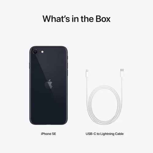 Miniatura 6 de Apple iPhone SE 2022 (64 GB, medianoche) [bloqueado] + suscripción a empresa de telefonía