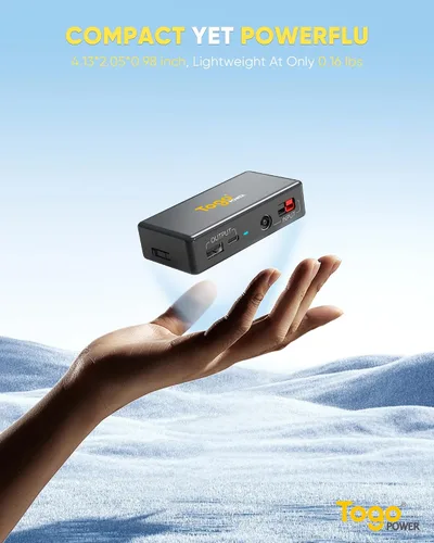 Miniatura 6 de Controlador de cargador solar portátil para panel solar, entrada DC7909/Anderson 9.6V-32V, 24W USB-A/60W USB-C puerto de salida de carga rápida