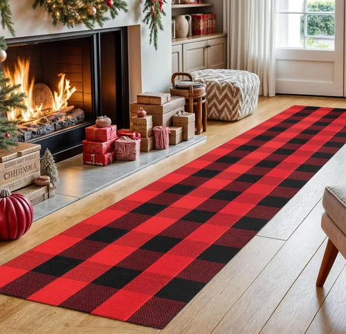 Miniatura 41 de IOHOUZE Alfombra Rayada Gris y Blanca - 27.5" X 43" Tapetes para Puerta Delantera al Aire Libre, Alfombra Lavable para Decoración de Porche