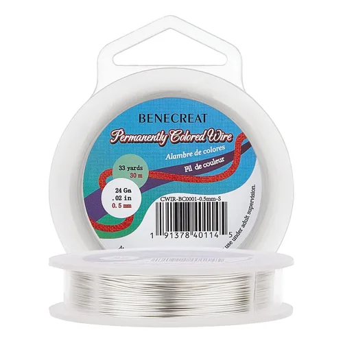 Miniatura 15 de BENECREAT Alambre de cobre para cuentas de joyería de calibre 18, resistente al deslustre, alambre de metal de bronce antiguo para hacer joyas