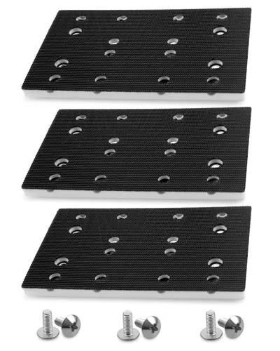 Miniatura 8 de 489252 RTS 400 Almohadilla de repuesto 3.150 in x 5.118 in (3 5/32 x 5 1/4 pulgadas), suave 12 agujeros para lijadoras de órbita aleatoria RTS 400