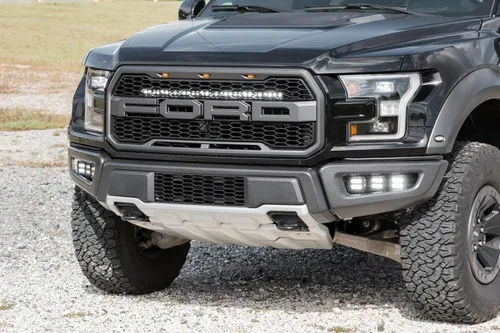 Miniatura 8 de Rough Country Kit de luces antiniebla DRL LED triple para Ford Raptor 2017-2020 - 70700DRL