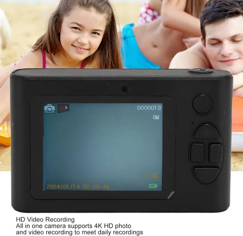 Miniatura 3 de Cámara digital 4K, cámara de vlogging de enfoque automático, cámara de zoom digital de 48MP 16X para fotografía de viajes y herramienta de vlogging