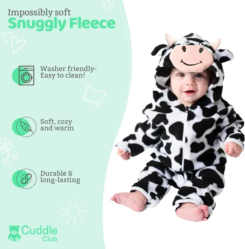 Miniatura 11 de Enterizo de vellón para bebé, rómper de una sola pieza con capucha para niños, ropa para exteriores, chaqueta infantil