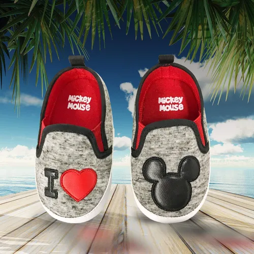 Miniatura 6 de Disney Mickey Mouse - Zapatos infantiles rojos y negros, Negro