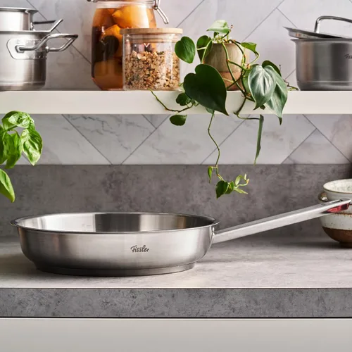 Miniatura 9 de Fissler Original-Profi Collection - Sartén de acero inoxidable de 11 pulgadas, fabricada en Alemania, superficie de sellado Novogrill®, lista