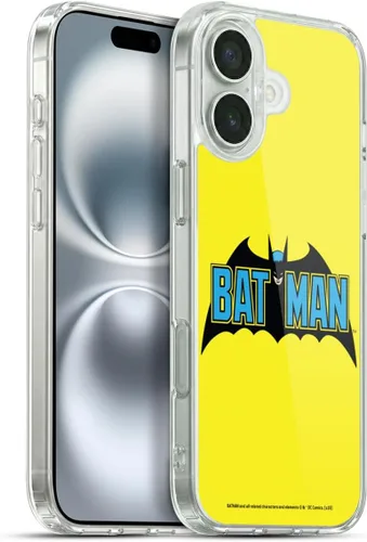 Miniatura 112 de Head Case Designs Funda de gel con licencia oficial de Batman DC Comics Bat Signal Logos [protección de grado militar] compatible con Apple iPhone 7